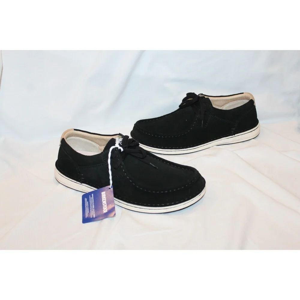 Birkenstock Men's Pasadena Suede Leather Loafers NEW Black EU 42 Regular $175
